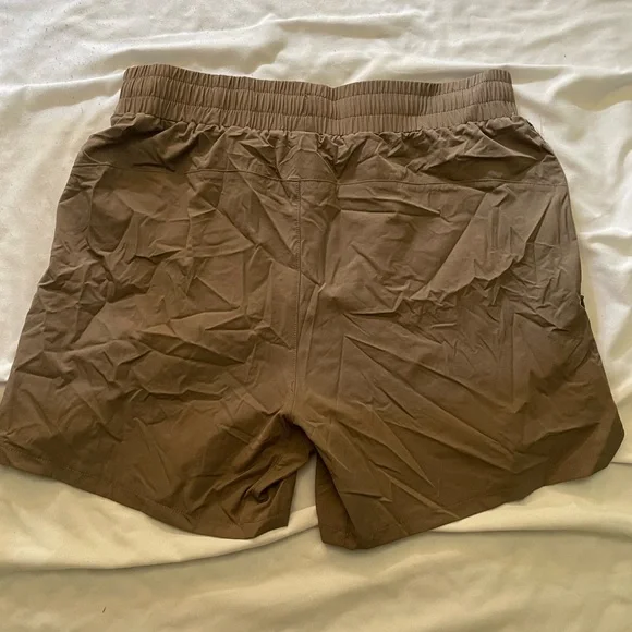 Alphalete Tan Shorts - Picture 2 of 3